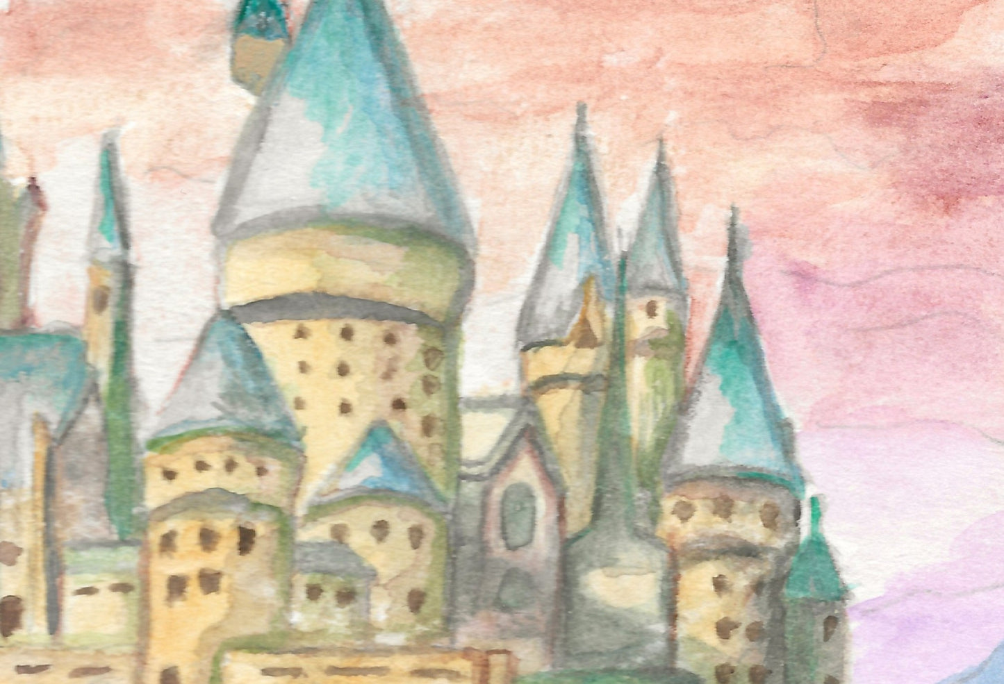 Magical Castle Inspired Art Print
